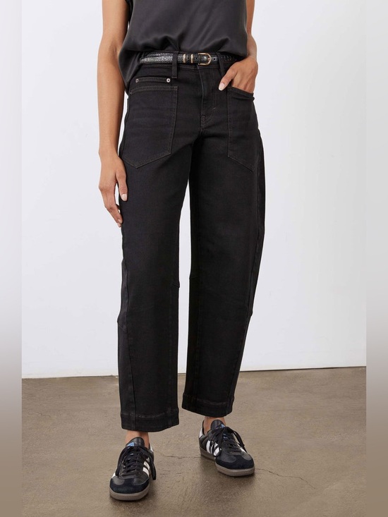 Ruti Denim - Ruti Dusted Black The Slouchy Jeans 2.0 Size 8 Quiet Luxury Minimal